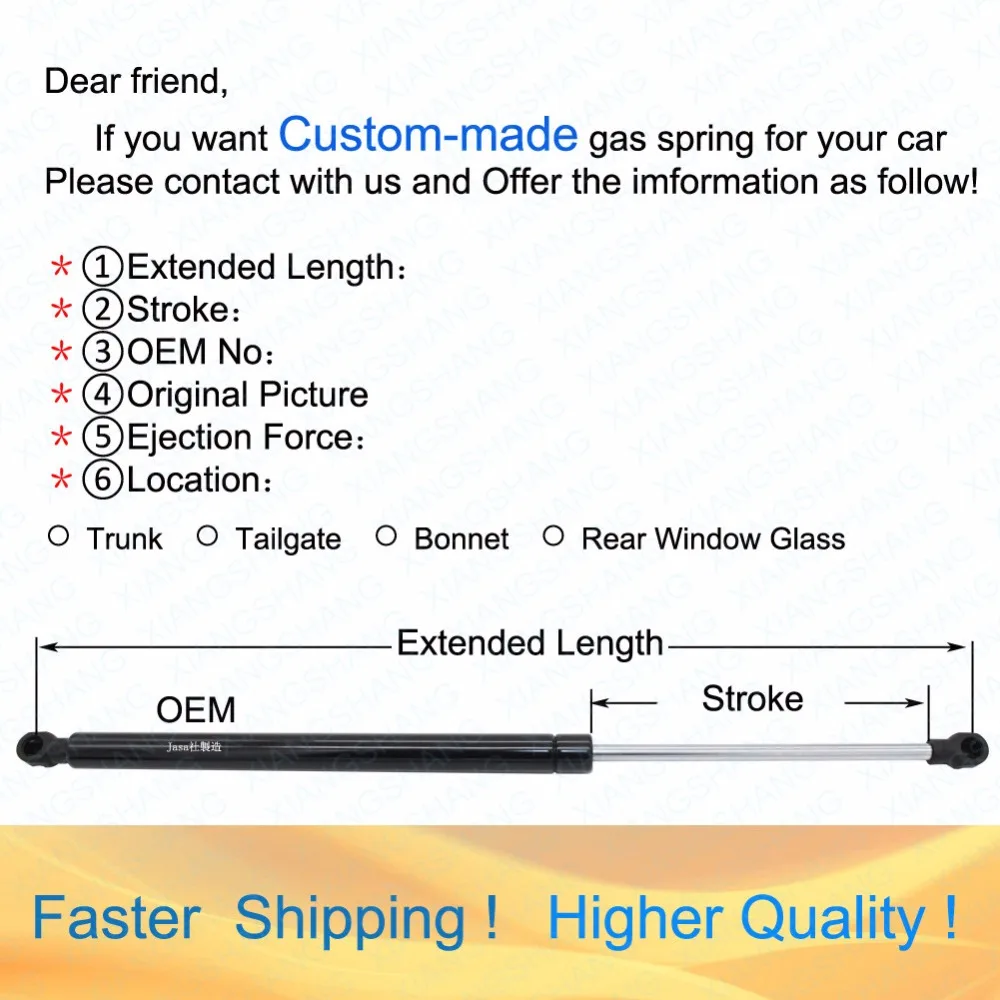 Amortiguador de gas puerta trasera Toyota Matrix 2003-2008 - imagen 5