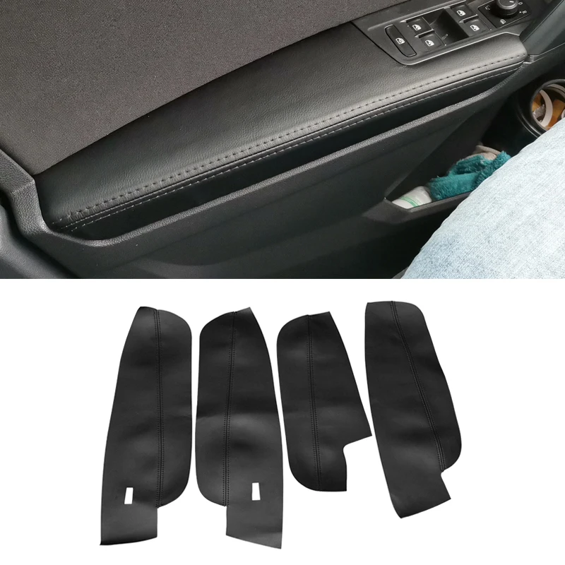 Fundas de reposabrazos de puerta de cuero – VW Tiguan 2017-2019
