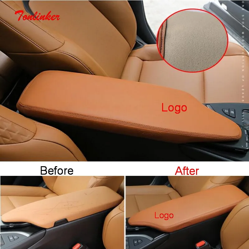 Funda reposabrazos instalada sobre el Lexus UX