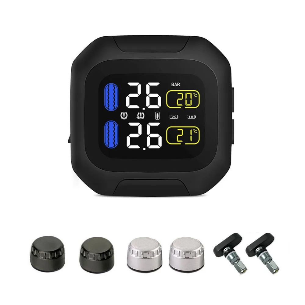 Sensor TPMS M3 inalámbrico control presión neumáticos moto universal