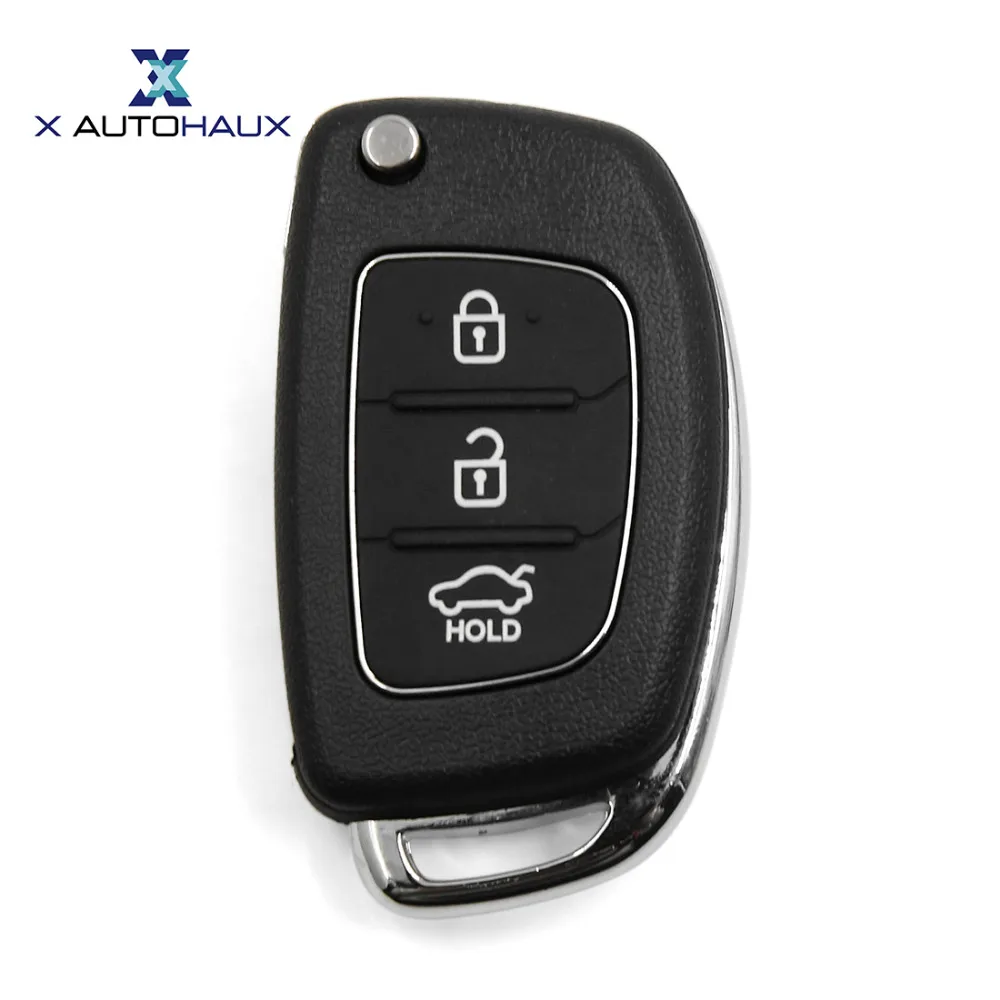 Carcasa llave plegable 3 botones Hyundai Santa Fe, Accent 2013-2015 - imagen 3