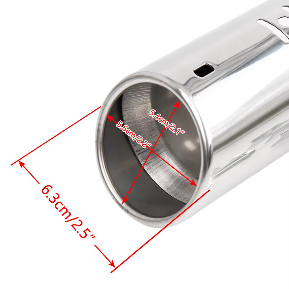 X AUTOHAUX tubo de escape universal de acero inoxidable 32-51 mm - imagen 3