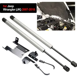 Amortiguadores de capó Jeep Wrangler JK fibra de carbono