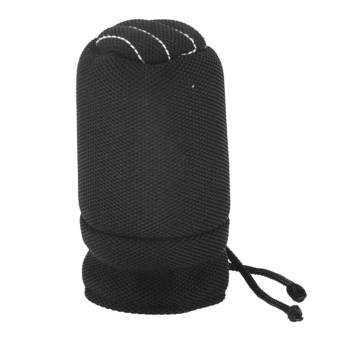 X Autohaux Funda para pomo de cambio de nailon negro con cordón - imagen 5