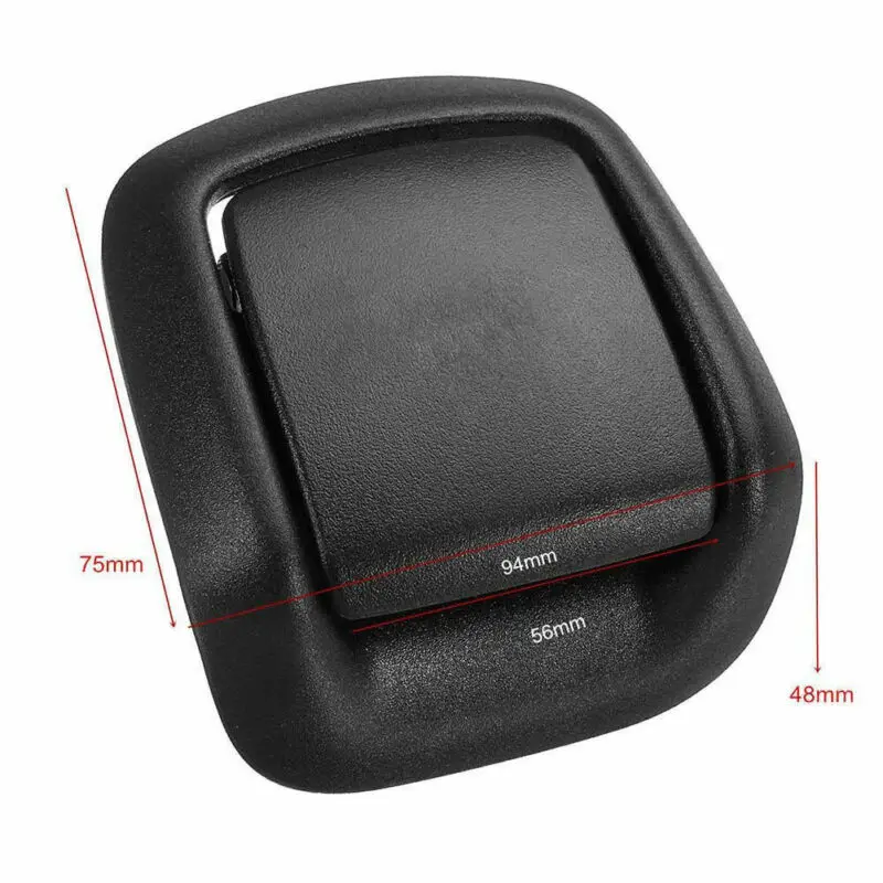 Detalle de la manija de respaldo del asiento