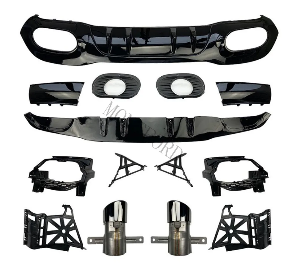 Difusor trasero Mercedes Clase A W177 2019-2020 A180 A200 - imagen 2