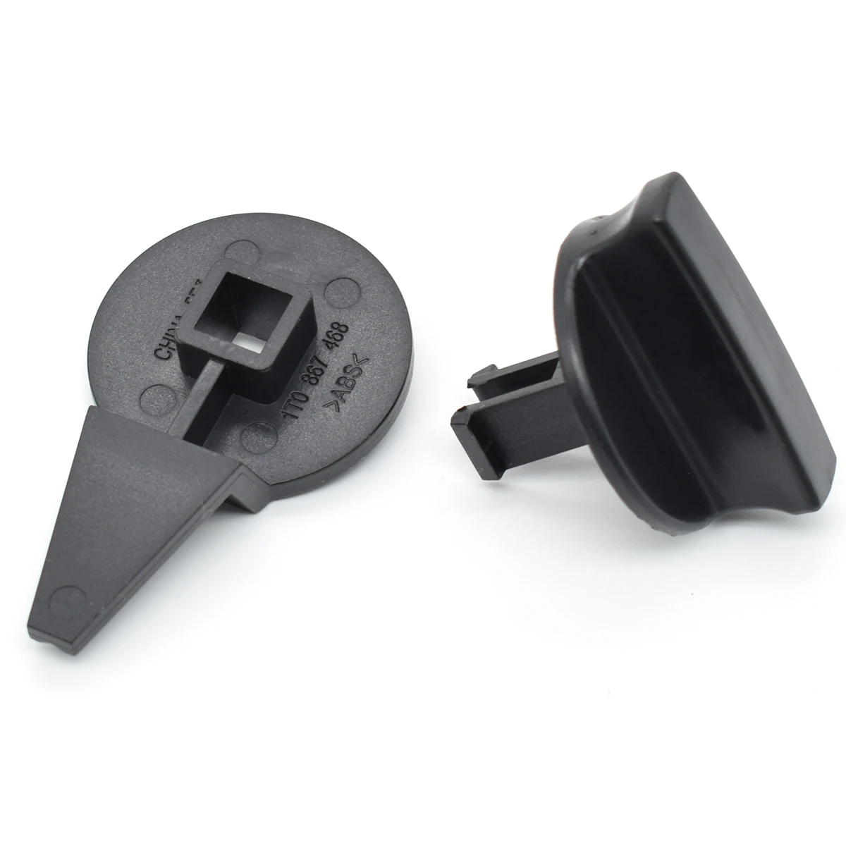 Cubierta triangular de advertencia para maletero de coche, Clip de soporte de compartimento, perilla de giro, bloqueo de montaje para VW Tiguan 5N MK1, Touran 2003-2015 - imagen 2