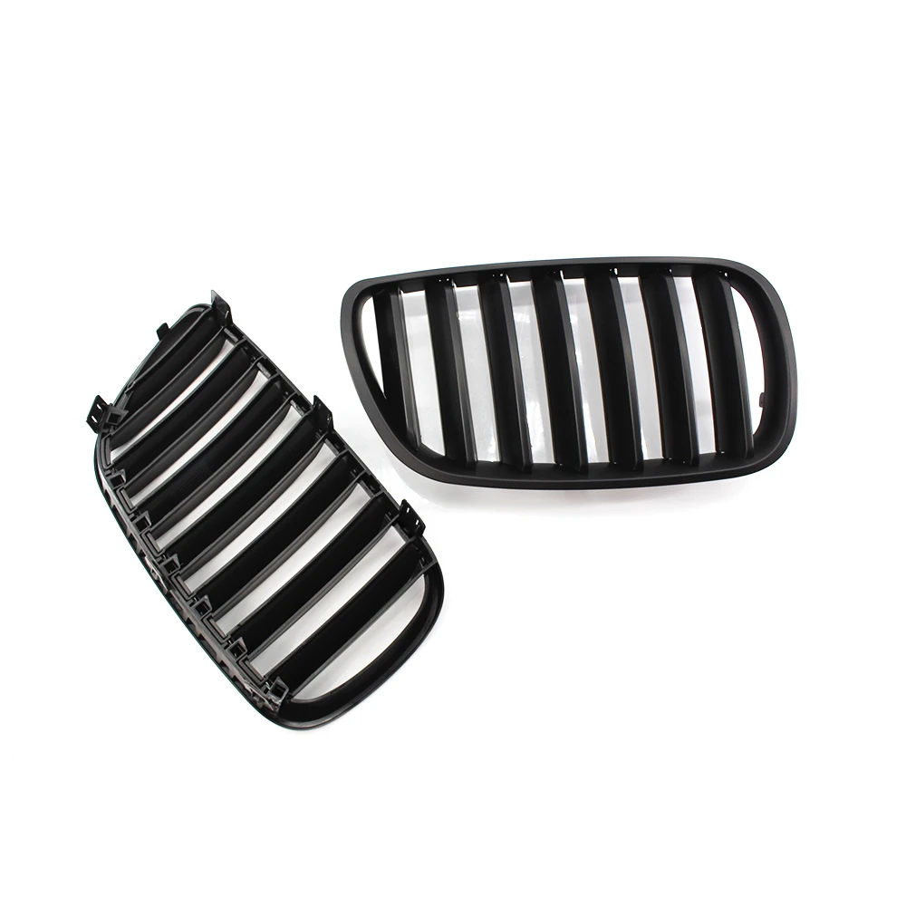 Rejilla delantera negra mate BMW E83 LCI X3 2007-2010 - imagen 5