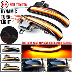 Espejo retrovisor LED intermitente secuencial Toyota Alphard y RAV4