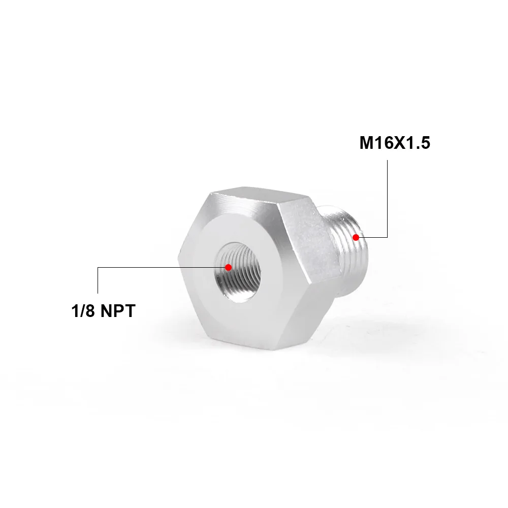 Adaptador para sensor de presión de aceite LS M16x1,5 a 1/8 NPT - imagen 3