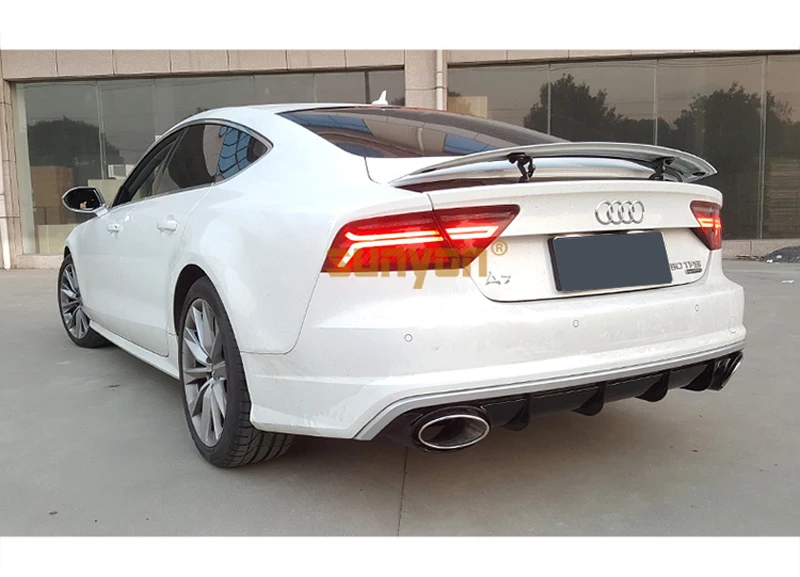 Difusor trasero RS7 para Audi A7 2010-2018 – parachoques aerodinámico - imagen 3