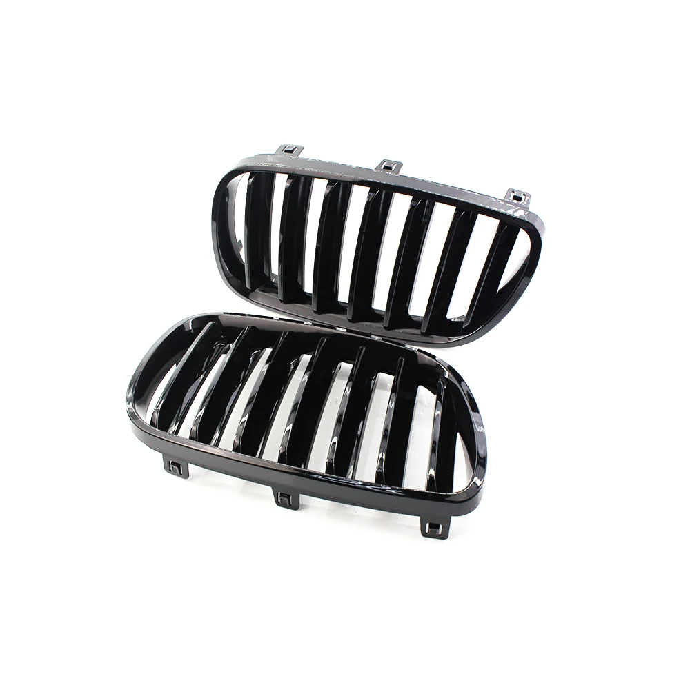 Parrilla riñón negro brillante para BMW X3 E83 2007-2010 - imagen 3