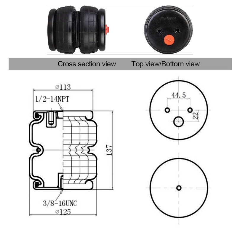 Kit de suspension neumatica con resorte de aire - altura ajustable - imagen 3