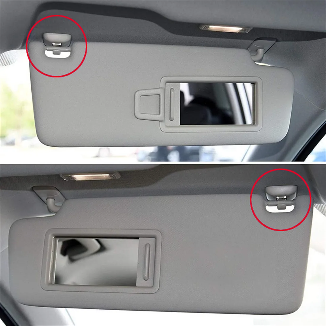 0857562 Clip parasol gris para Audi A1 A3 S3 A4 S4 Allroad A5 Q3 Q5 8U - imagen 5
