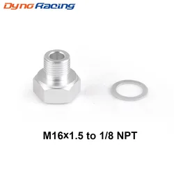 Adaptador para sensor de presión de aceite LS M16x1,5 a 1/8 NPT