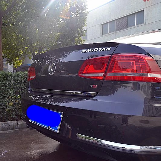 Alerón trasero de ABS negro brillante para Volkswagen Passat B7 - imagen 2