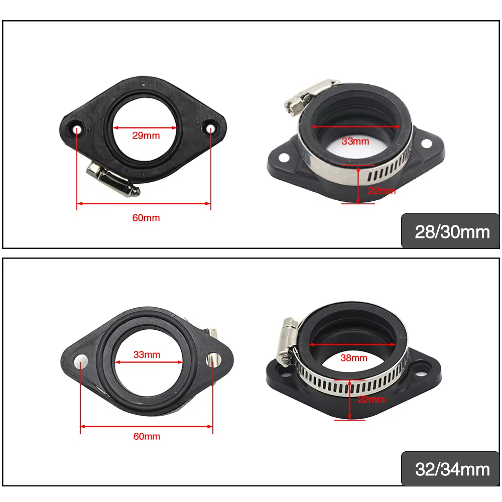 ZSDTRP Tobera de goma para carburador Keihin/Mikuni PE/PWK 21-34 - imagen 3