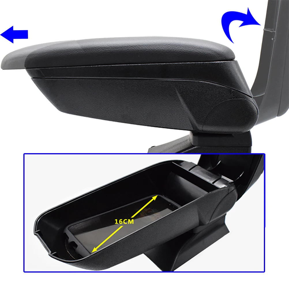 Caja de reposabrazos para Renault Duster con deslizante superior - imagen 5