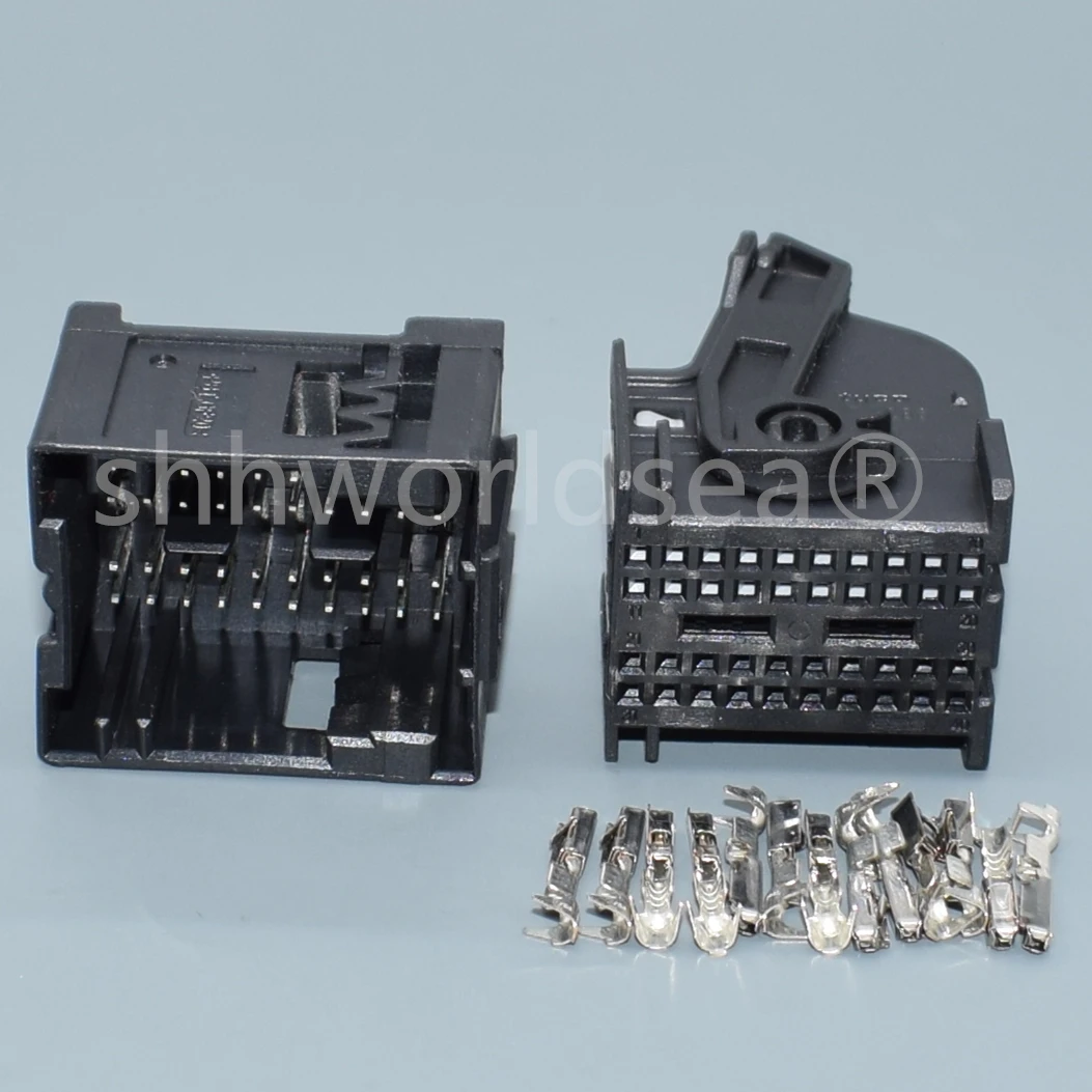 Shhworldsea Conector de arnés cableado coche macho-hembra 967286-1 - imagen 3