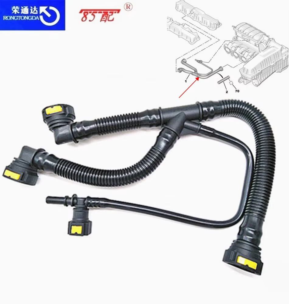 Tubos ventilación cárter TU5JP4 – Peugeot 206/307 y Citroën C4 1.6