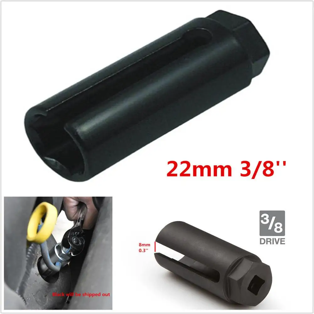 Vaso para sonda lambda de 22 mm en acero Cr-V, cuadradillo 3/8″ - imagen 4