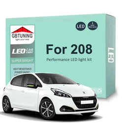 Bombillas LED Canbus interior Peugeot 208 (2013-2018)