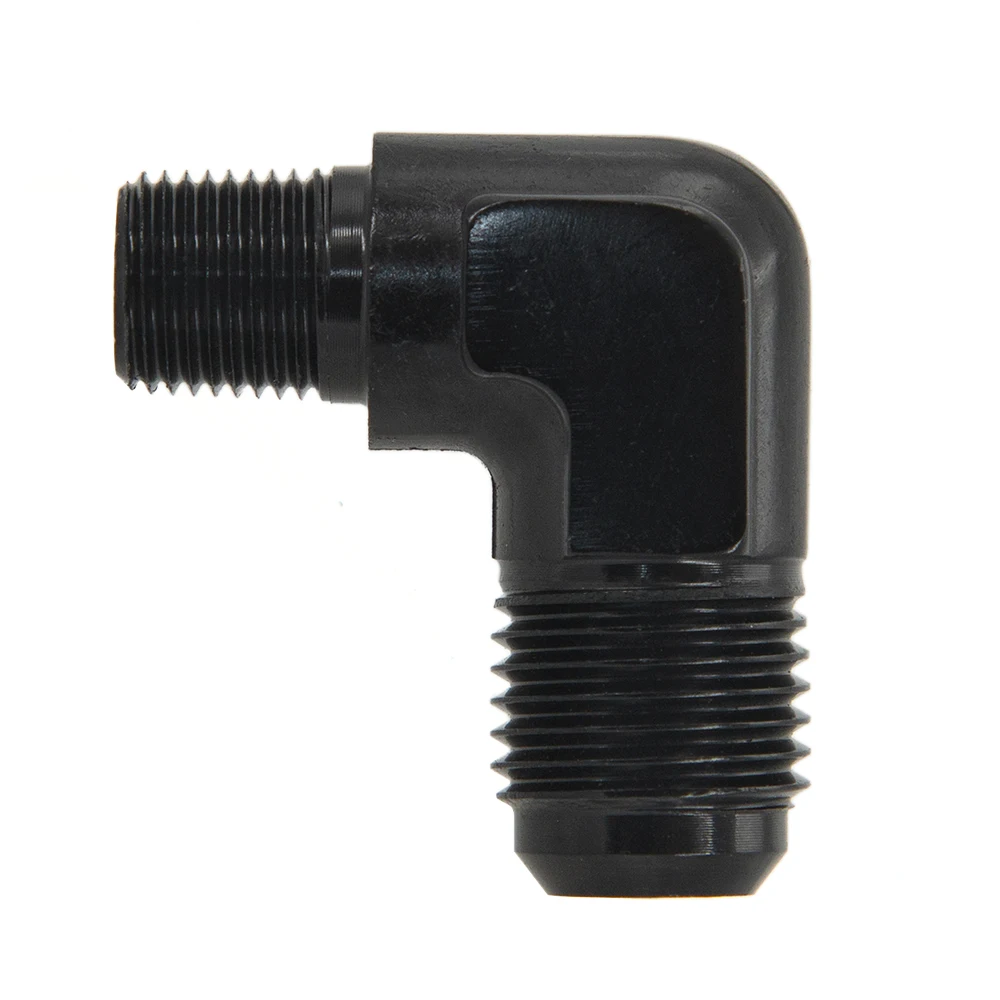 Adaptador de combustible aluminio 90 grados para AN6/AN8/AN10 a NPT - imagen 5