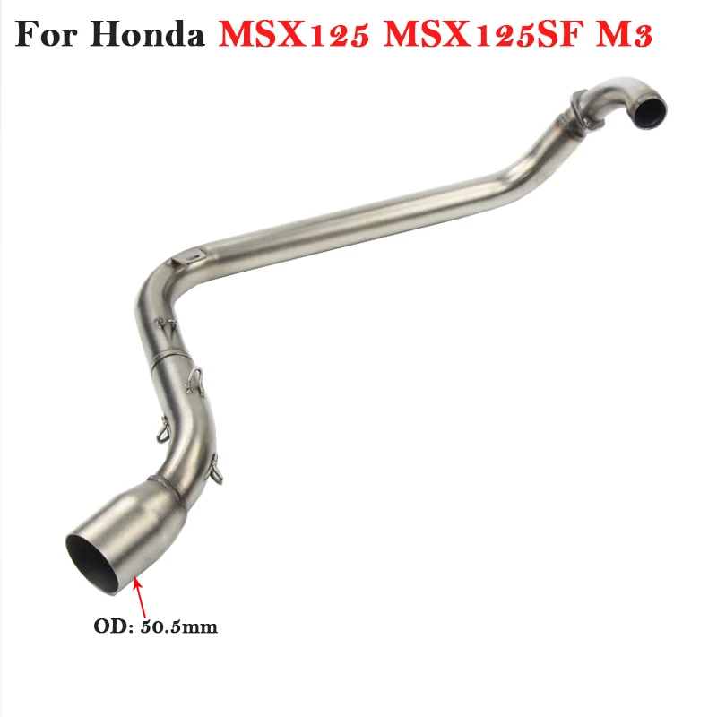 M3 Escape Slip On para Honda MSX125 125cc – Silenciador 51mm - imagen 2