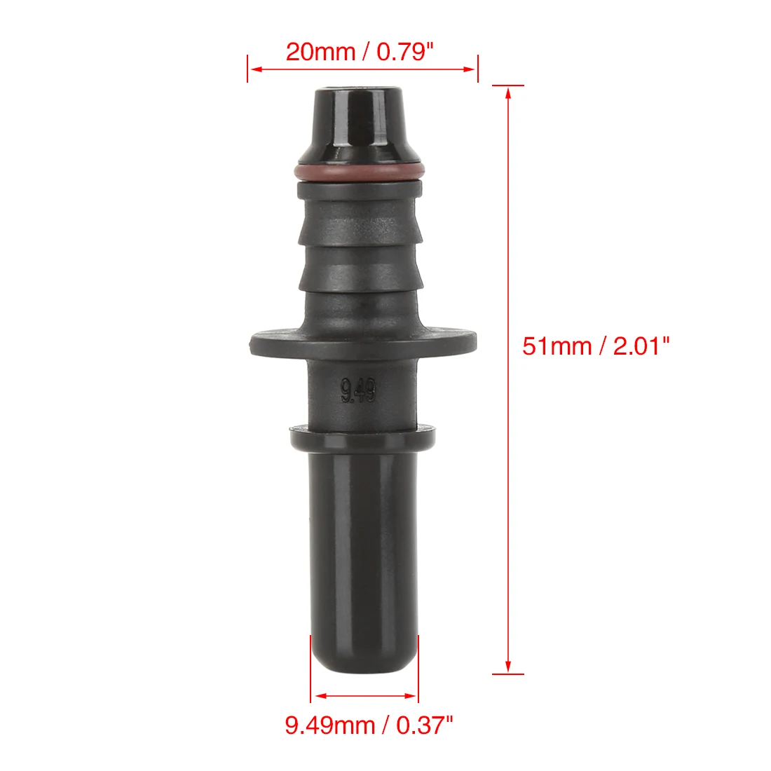 Autohaux Conector rápido macho para línea de combustible ID 8/6 mm - imagen 3