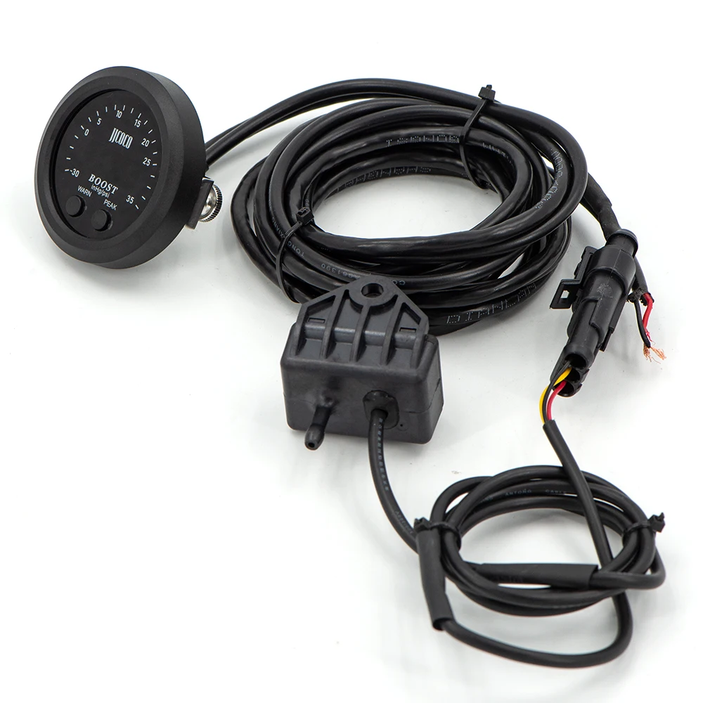 Manómetro de turbo 52 mm ultrafino LED rojo -30 a 35 PSI - imagen 5