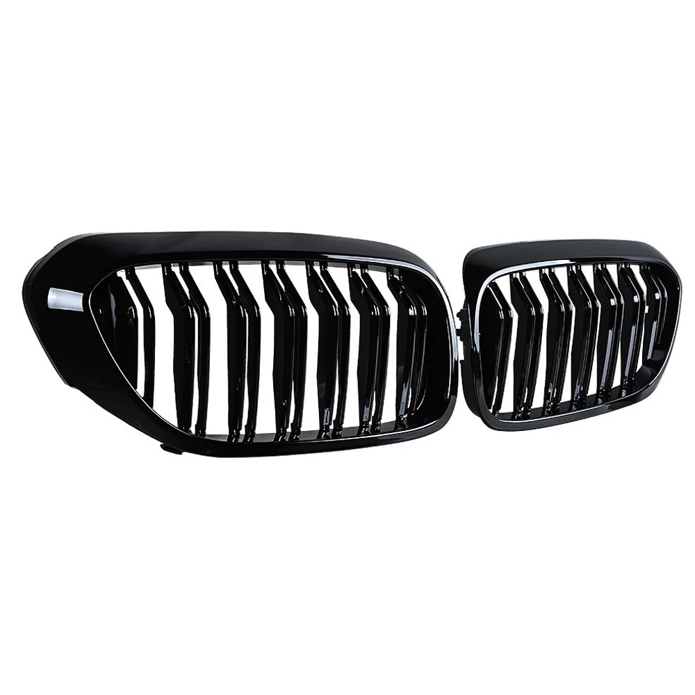 Parrilla parachoques delantero fibra carbono BMW 5 Serie G30/G31 negra mate - imagen 2