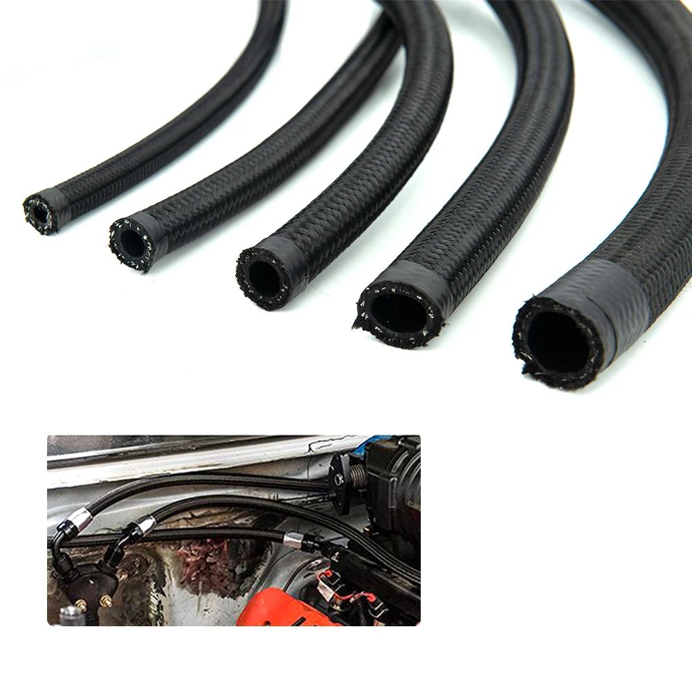 Manguera de combustible trenzada de acero inoxidable universal - imagen 2