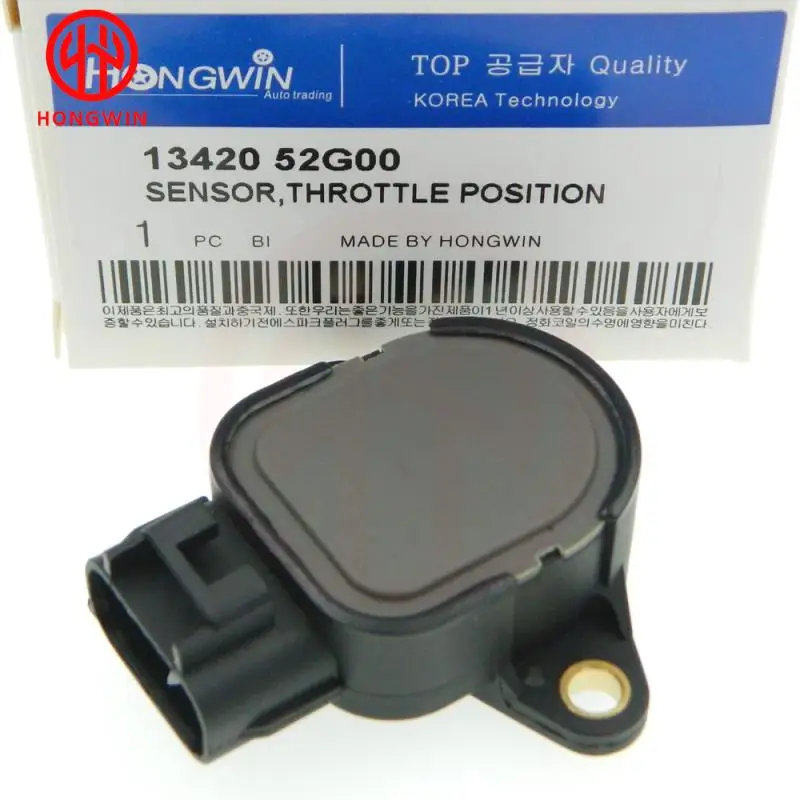 Sensor de posición del acelerador TPS con conector de tres terminales