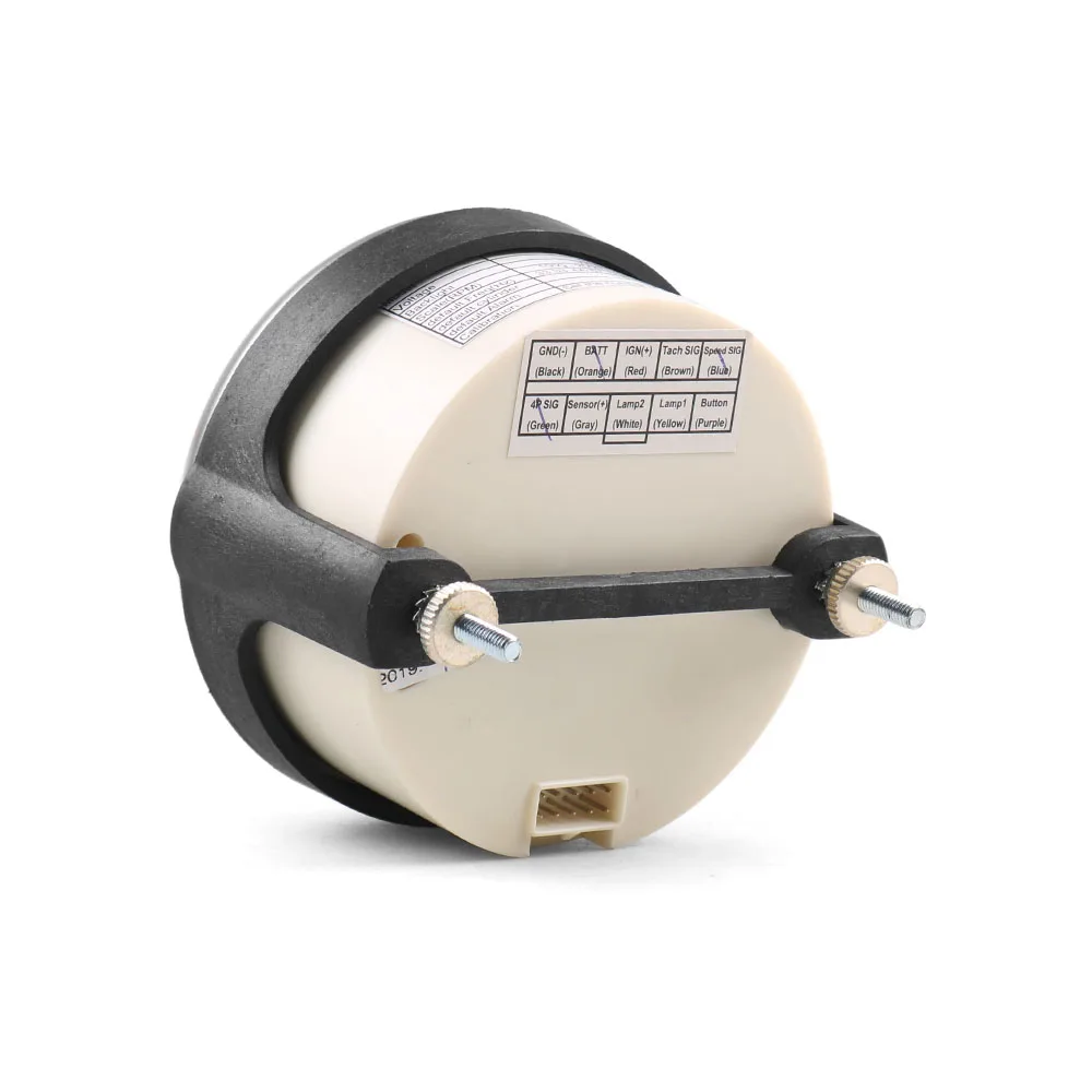 Tacómetro 85 mm LCD 0-8000 rpm para motor gasolina 12/24 V - imagen 4