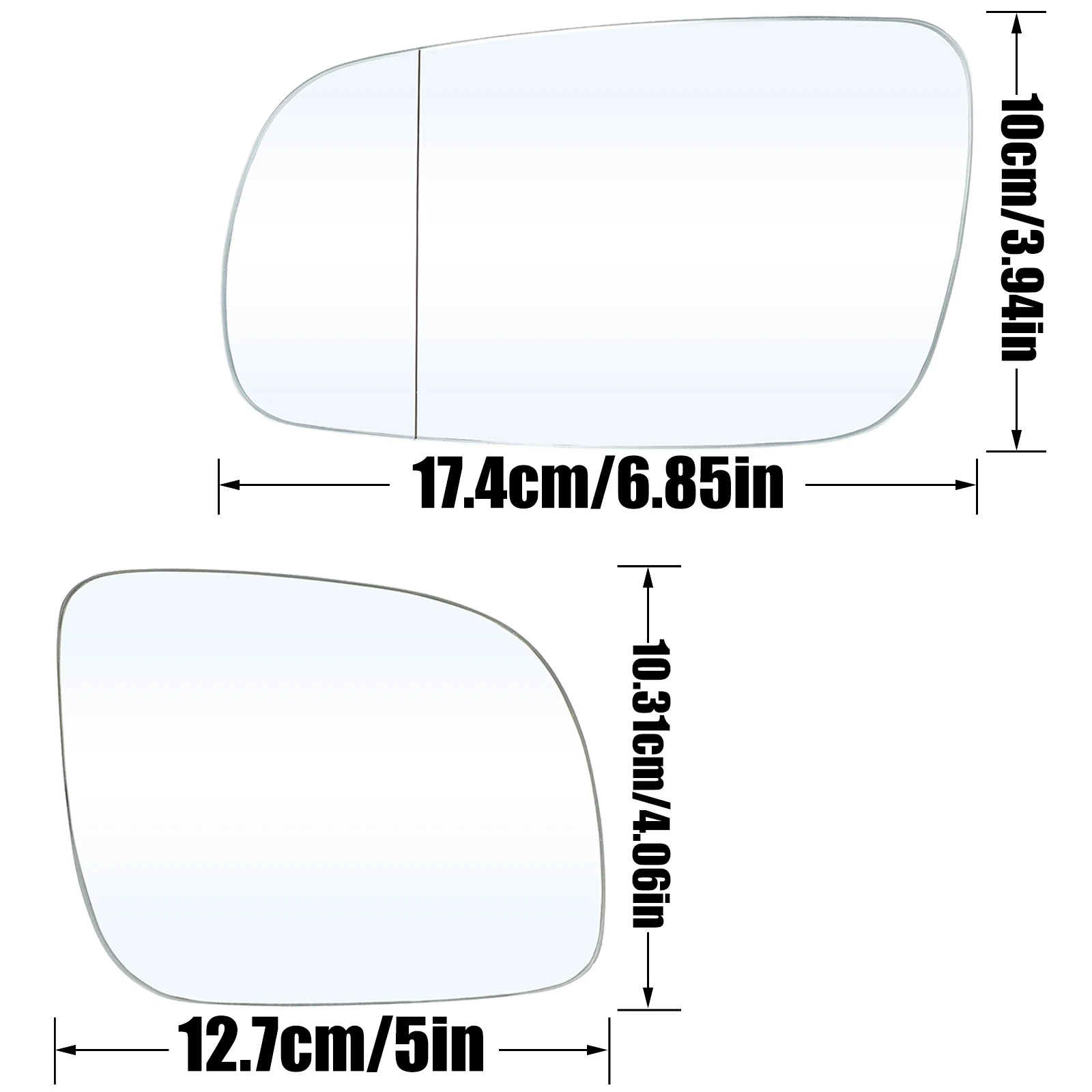 Espejo retrovisor lateral convexo para VW Golf MK4, Bora, Jetta (1996-2004) - imagen 2