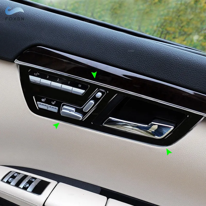 Embellecedor maneta puerta ABS negro – Mercedes-Benz Clase S W221 2008-2012