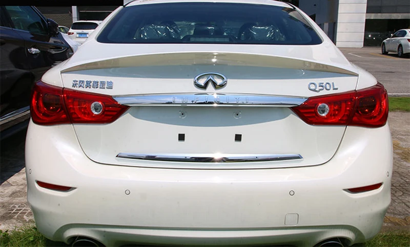 Alerón cola de pato maletero Infiniti Q50 Sedán carbono negro - imagen 3
