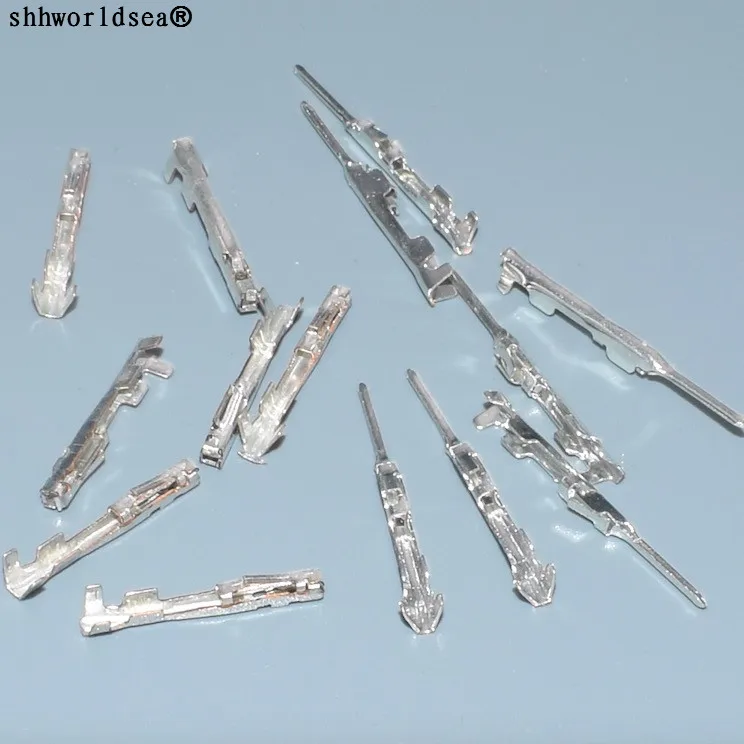 Shhworldsea 1123343, terminales eléctricos macho y hembra de 0,7 mm