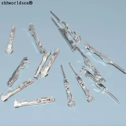Shhworldsea 1123343, terminales eléctricos macho y hembra de 0,7 mm