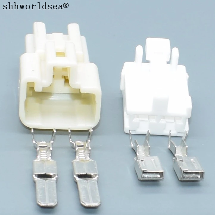 Conector eléctrico Shhworldsea 2 pines 4,8mm – 6098-0325/6098-0323