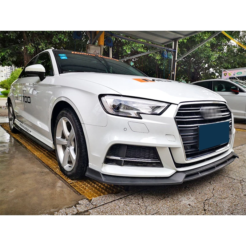 Splitter parachoques delantero fibra carbono Audi A3 S3 2016-2019 - imagen 2