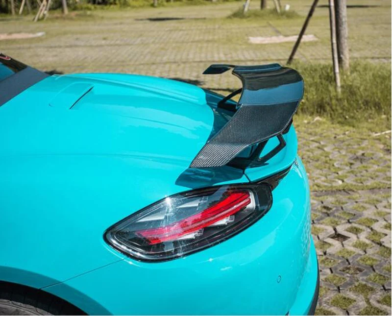 Alerón trasero de fibra de carbono para Porsche 718 Cayman GT - imagen 2