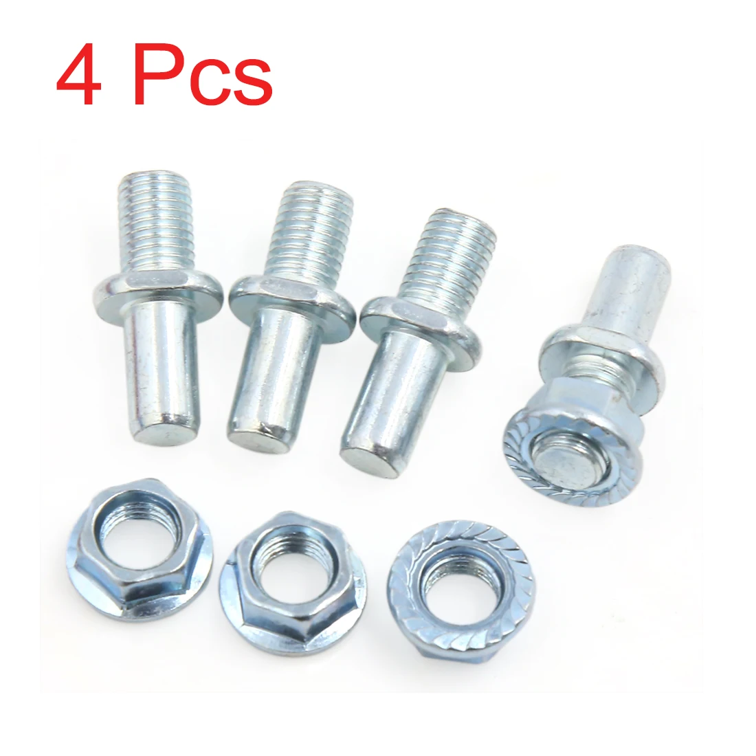 Tornillos piñón M10x1.2 para Honda CG125 – Acero plateado tracción trasera - imagen 3