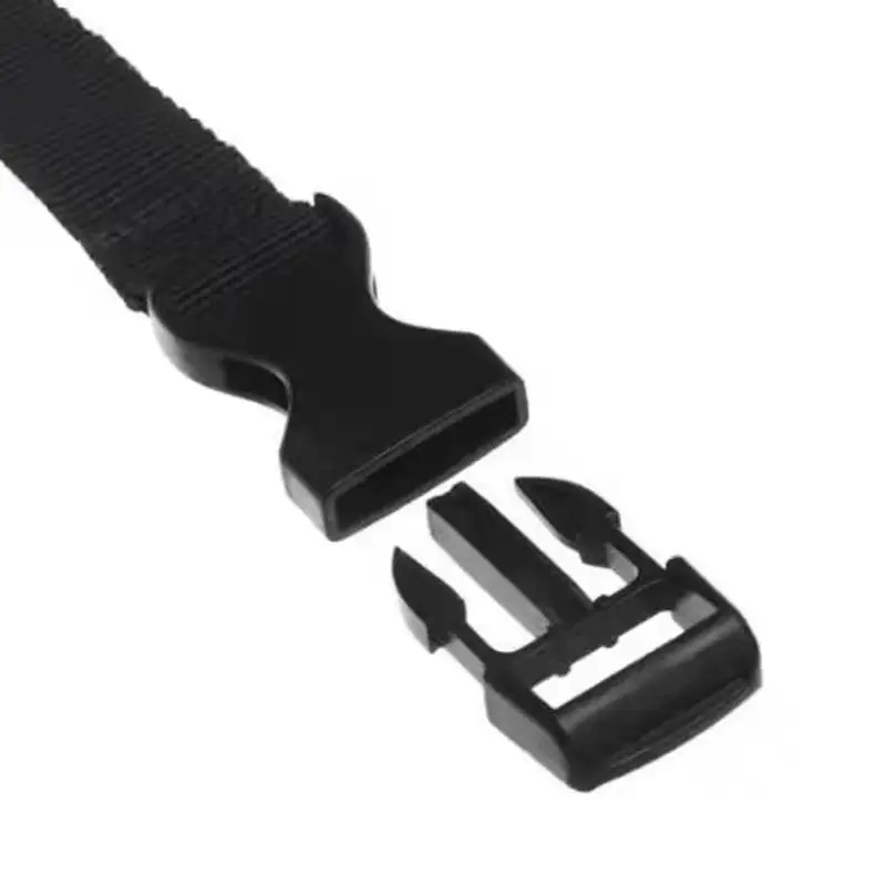 Correa de amarre de nailon con hebilla de leva negra para equipaje - imagen 5