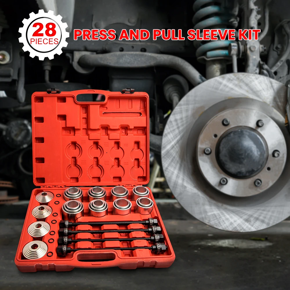 Kit extractor de casquillos y prensa para manguitos 34-66 mm