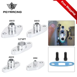 Adaptador NPT turbo con junta - kit brida entrada/salida