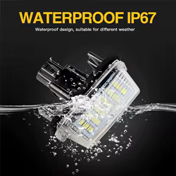 Bombilla LED matrícula 12V para Peugeot 206 207 307 y Citroën C3 C4