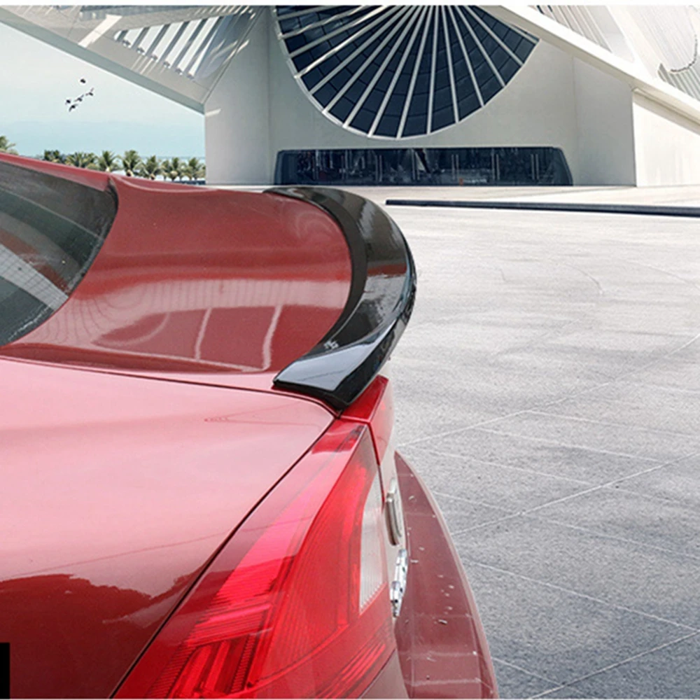 Estilo de coche ABS plástico sin pintar Primer Color techo trasero maletero alerón para Volvo S60 s60l S60L alerón 2012-2017 - imagen 2