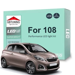 Kit bombillas LED Canbus interior Peugeot 108 2015-2020