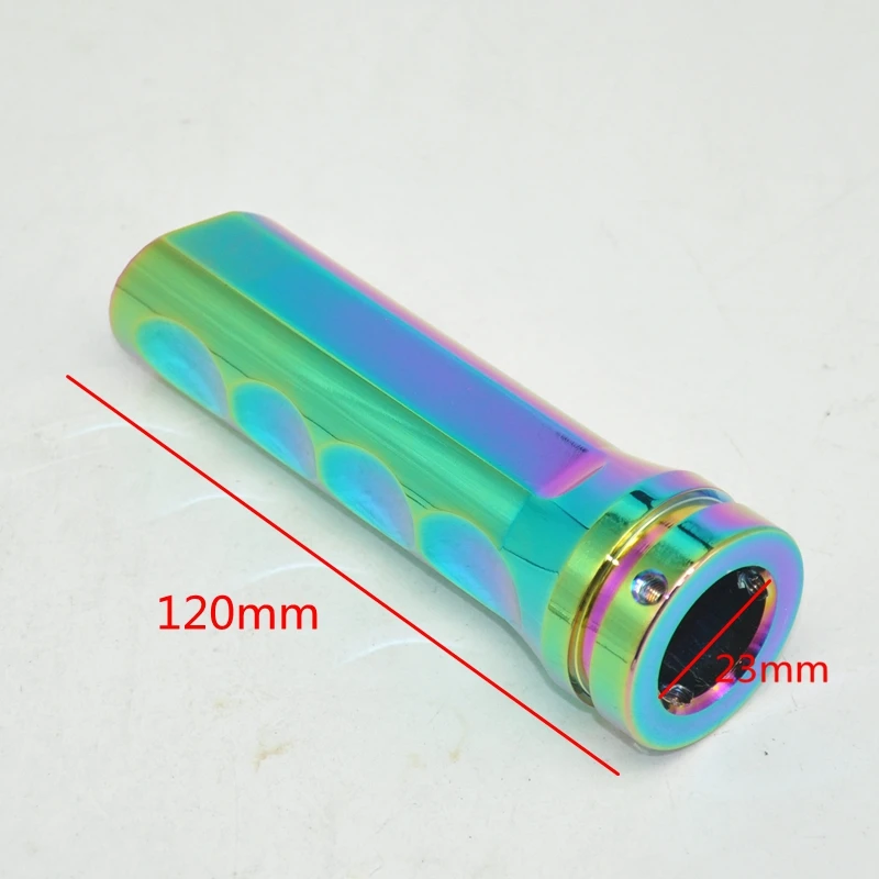 Funda de freno de mano de aluminio universal Neo Chrome azul - imagen 2